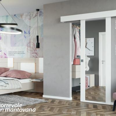 porte interne-scorrevole con mantovana